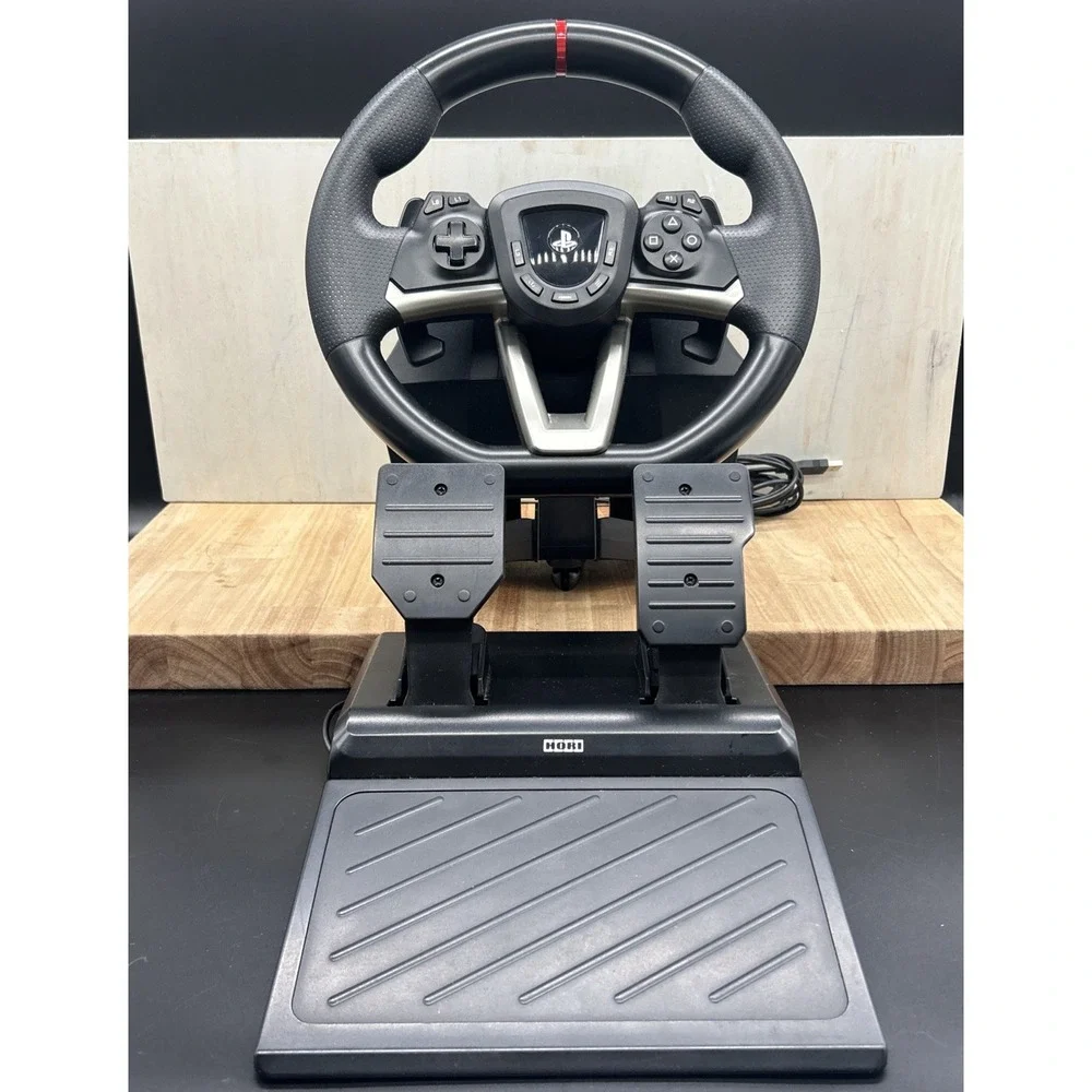 PlayStation RWA Steering Wheel Plus Pedals Compatible with PS5, PS4, PC Tested
